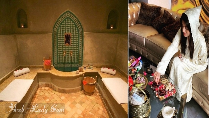 حمام العروس المغربية طقس خاص لتبييض الجسم وتنعيم البشرة